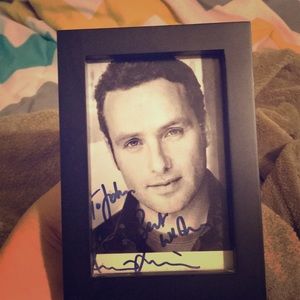 Andrew Lincoln Autographed Picture